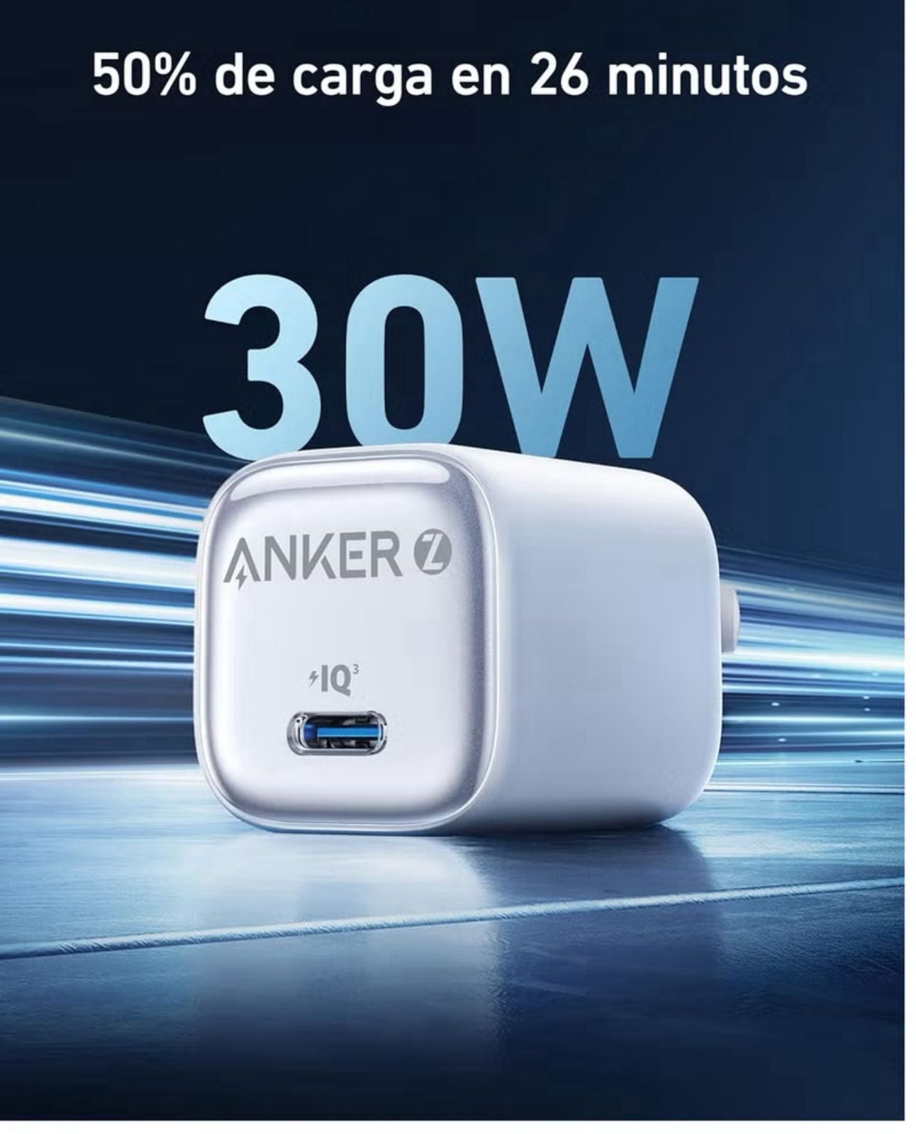 Anker Zolo 30w iQ  Fast Charge