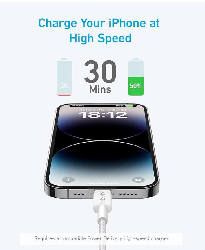 Anker USB-C to Lightning Cable